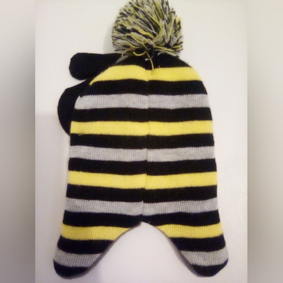 Batman DC Comics Kids Striped Peruvian Hat And Gloves Set One Size Infants - Picture 7 of 8